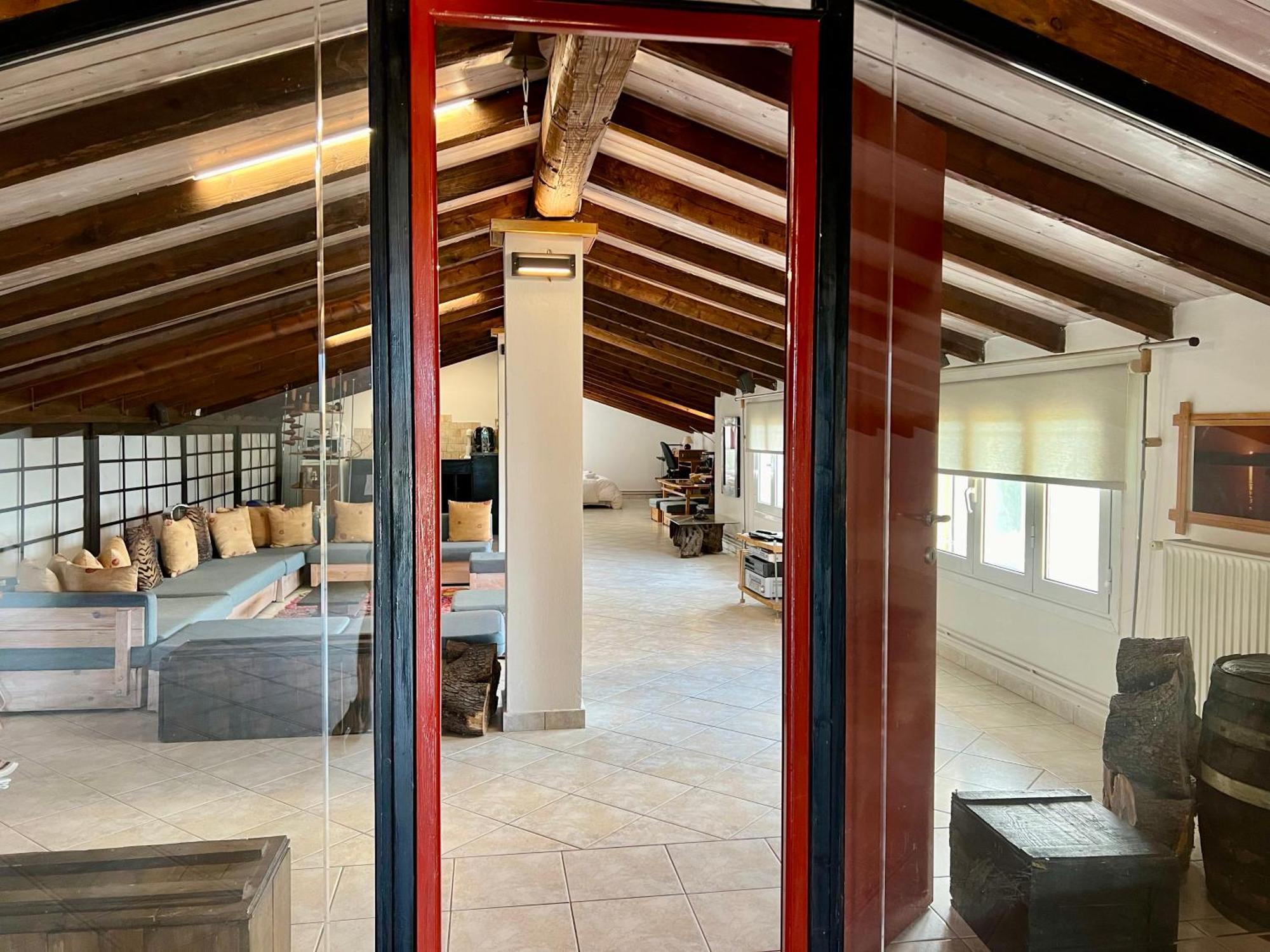 Apartamento Σοφιτα Ξυλο Μεταλο Γυαλι Alykes Potamou Exterior foto